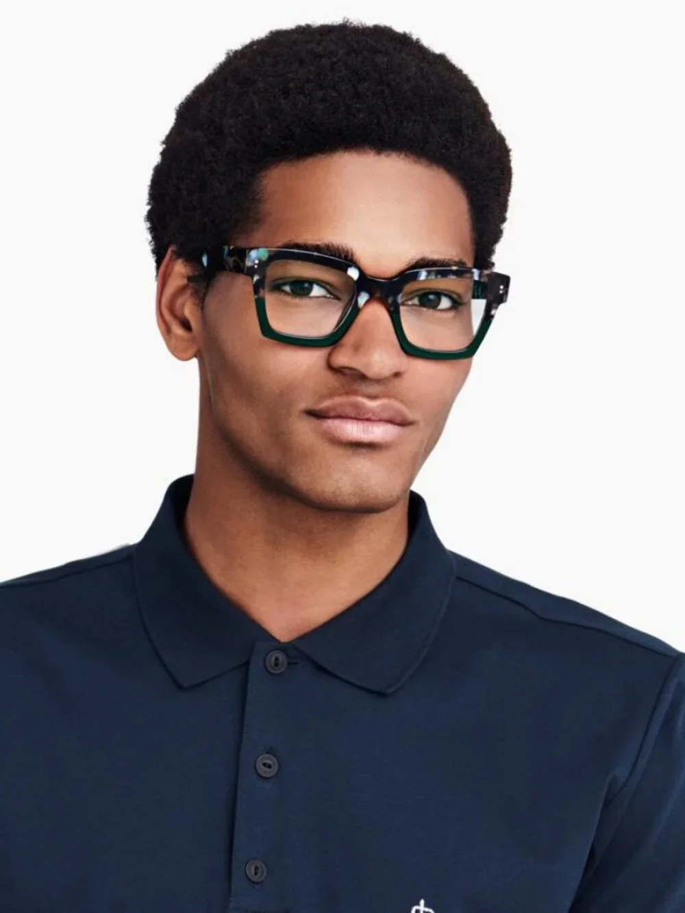 Warby Parker Sonia Aventurine Tortoise Fade Square Glasses Frames UNISEX